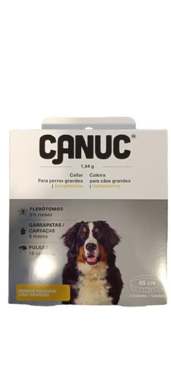 Foto 1 COLLAR INSECTICIDA CANUC 1.04G 2 UDS